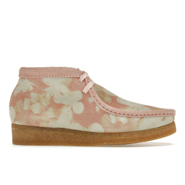 Clarks クラークス レディース スニーカー 【Clarks Originals Wallabee Boot】 サイズ US_9W(26cm) Pink Floral (Women's)