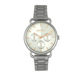 バーサ レディース 腕時計 アクセサリー Quartz Gwen Collection Silver Stainless Steel Watch 36Mm Silver