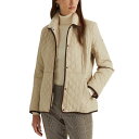 ラルフローレン レディース ジャケット＆ブルゾン アウター Women 039 s Faux-Sherpa Collar Quilted Coat, Created for Macy 039 s Moda Cream