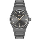 {X Y rv ANZT[ Men's Candor Quartz Basic Calendar Ionic Plated Gray Steel Watch 41mm Gray