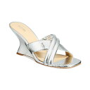 マイケル コース マイケルコース レディース サンダル シューズ Women's Nadina Mule Wedge Sandals Silver