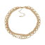 饬ե ǥ ͥå쥹硼ڥȥȥå ꡼ Gold-Tone Pavé Link Layered Collar Necklace, 16