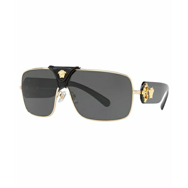 ヴェルサーチ レディース サングラス＆アイウェア アクセサリー Sunglasses, VE2207Q 38 GOLD/GREY
