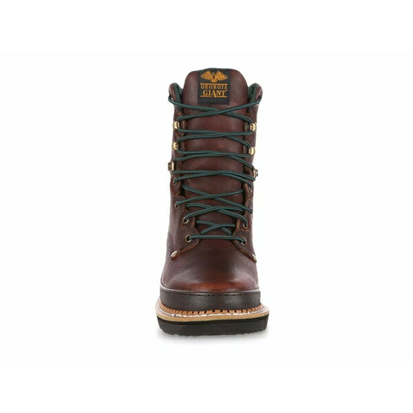 ジョージブーツ メンズ ブーツ シューズ Giant Steel Toe Work Boot Dark Brown