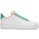 Nike ナイキ レディース スニーカー 【Nike Air Force 1 Low SE White Light Blue Fury Topaz Gold】 サイズ US_7.5(24.5cm) White/White-Light Blue Fury-Topaz Gold-White(4)