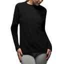 ヒートホルダーズ レディース カットソー トップス Women's Original Maria Thermal Top Black