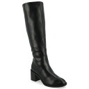 ジャーニーコレクション レディース ブーツ シューズ Women's Romilly Round Toe Block Heel Knee High Boots ...