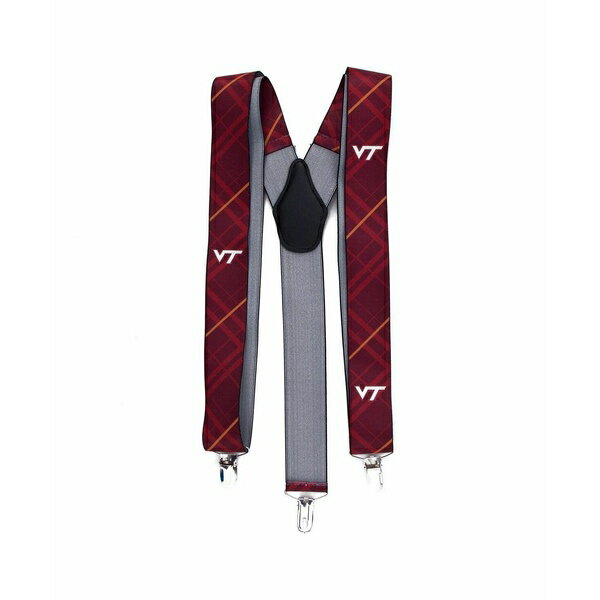 エーグルウィング メンズ ベルト アクセサリー Men's Maroon Virginia Tech Hokies Suspenders Maroon