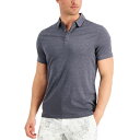 アルファニ メンズ ポロシャツ トップス Men's AlfaTech Stretch Solid Polo Shirt, Created for Macy's Oxford Heather(4)