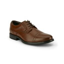 ドッカーズ メンズ ドレスシューズ シューズ Men's Garfield Cap Toe Dress Oxford Brown