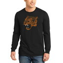 エルエーポップアート メンズ Tシャツ トップス Men's Beast Mode Word Art Long Sleeve T-shirt Black(4)