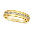 ルヴァン レディース リング アクセサリー Men's Nude Diamond Band (1/2 ct. t.w.) in 14k Gold Gold