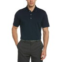PGAツアー メンズ ポロシャツ トップス Men's Big & Tall AirFlux「 Solid Mesh Golf Polo True Navy