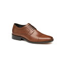 ジョンストンアンドマーフィー メンズ ドレスシューズ シューズ Men's Novick Cap Toe Lace Up Oxford Shoes Tan