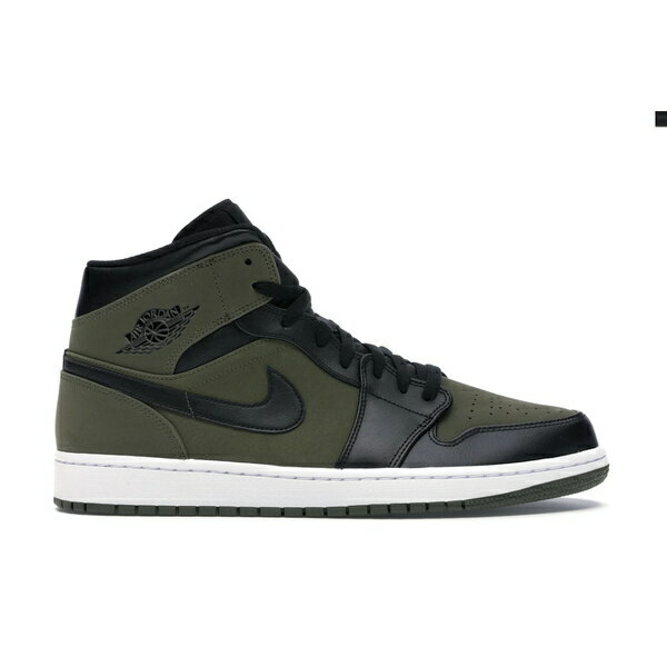 Jordan ジョーダン メンズ スニーカー 【Jordan 1 Mid Olive Canvas】 サイズ US_M_13 Olive Canvas/Black-White