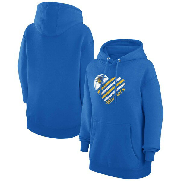 カールバンクス レディース パーカー スウェットシャツ アウター Golden State Warriors G III 4Her by Carl Banks Women 039 s Heart Pullover Hoodie Royal