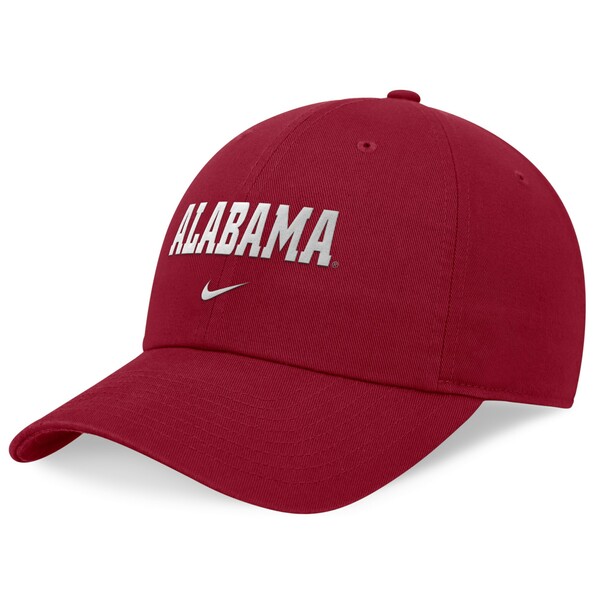 楽天astyナイキ メンズ 帽子 アクセサリー Alabama Crimson Tide Nike Unisex 2024 Sideline Club Adjustable Hat Crimson