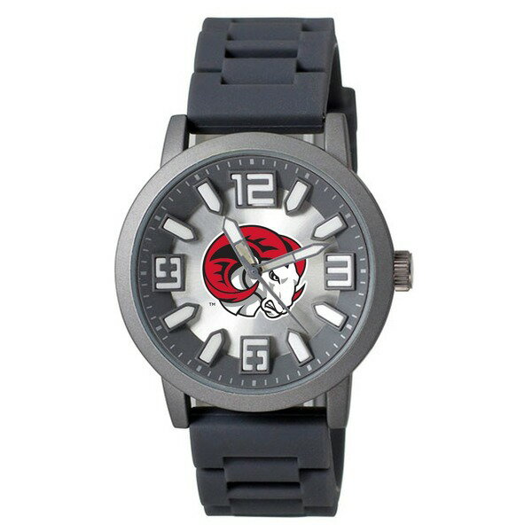 ジャーディン メンズ 腕時計 アクセサリー WinstonSalem State Rams Enigma Silicone Strap Watch Black