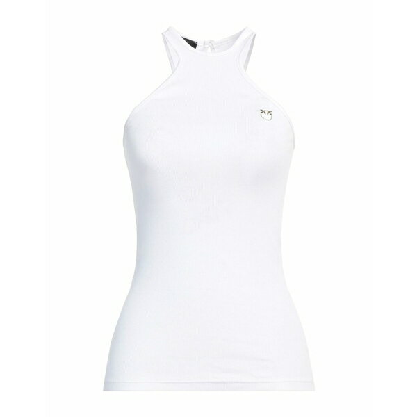 【送料無料】 ピンコ レディース カットソー トップス Tank tops White