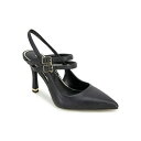 ケネスコール レディース ヒール シューズ Women's Raquel Slingback Pumps Black Leather(4)