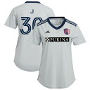 yz AfB_X fB[X jtH[ gbvX St. Louis City SC adidas Women's 2023 The Spirit Kit Replica Custom Jersey Gray