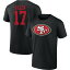 եʥƥ  T ȥåץ San Francisco 49ers Fanatics Branded Team Authentic Logo Personalized Name &Number TShirt Black