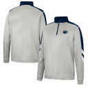 RVA Y WPbgu] AE^[ Penn State Nittany Lions Colosseum Bushwood Fleece QuarterZip Jacket Gray/Navy