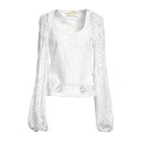 SARA BATTAGLIA サラバッタグリア シャツ トップス レディース Blouses White