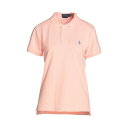 POLO RALPH LAUREN ラルフローレン ポロシャツ トップス レディース CLASSIC FIT MESH POLO SHIRT Light pink