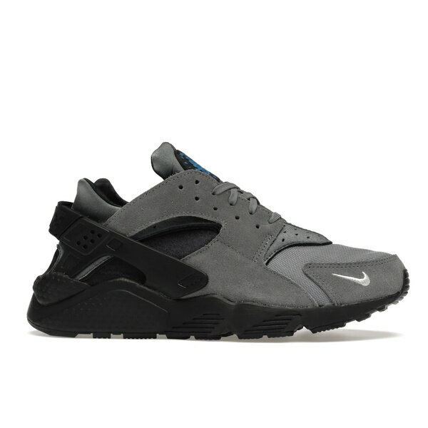 Nike ナイキ メンズ スニーカー 【Nike Air Huarache Grey Suede Laser Blue】 サイズ US_M_15 Dark Grey/Black/Laser Blue