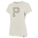 tH[eB[Zu fB[X TVc gbvX Pittsburgh Pirates '47 Women's Imprint Frankie TShirt Oatmeal