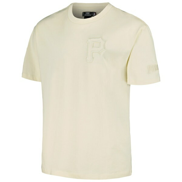 プロスタンダード メンズ Tシャツ トップス Pittsburgh Pirates Pro Standard Neutral CJ Dropped Shoulders TShirt Cream