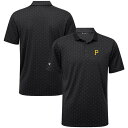 レベルウェア メンズ ポロシャツ トップス Pittsburgh Pirates Levelwear Detect Insignia Polo Black