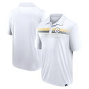 ファナティクス メンズ ポロシャツ トップス Pittsburgh Steelers Fanatics Branded Victory For Us Interlock Polo White