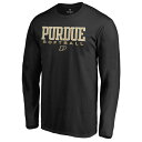 t@ieBNX Y TVc gbvX Purdue Boilermakers Fanatics Branded True Sport Softball Long Sleeve TShirt Black