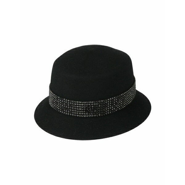 メゾンミッシェル レディース 帽子 アクセサリー Hats Black