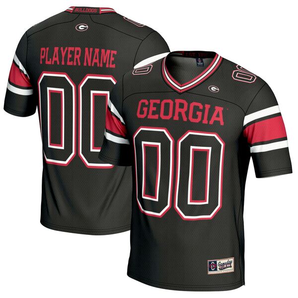 楽天astyゲームデイグレーツ メンズ ユニフォーム トップス Georgia Bulldogs GameDay Greats NIL PickAPlayer Football Jersey Black