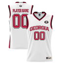 ゲームデイグレーツ メンズ ユニフォーム トップス Georgia Bulldogs GameDay Greats Unisex Lightweight NIL PickAPlayer Basketball Jersey White