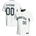 ゲームデイグレーツ メンズ ユニフォーム トップス Georgia Tech Yellow Jackets GameDay Greats NIL PickAPlayer Lightweight Softball Jersey White