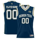 ゲームデイグレーツ メンズ ユニフォーム トップス Georgia Tech Yellow Jackets GameDay Greats Unisex Lightweight NIL PickAPlayer Basketball Jersey Navy