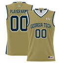 ゲームデイグレーツ メンズ ユニフォーム トップス Georgia Tech Yellow Jackets GameDay Greats Unisex Lightweight NIL PickAPlayer Basketball Jersey Gold