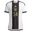 ǥ  ˥ե ȥåץ Jamal Musiala Germany National Team adidas 2022/23 Home Authentic Jersey White