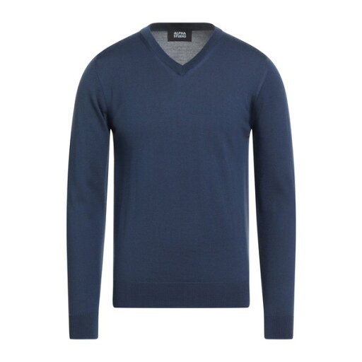 【送料無料】 アルファス テューディオ メンズ ニット&セーター アウター Sweaters Blue 【送料無料】 アルファス テューディオ メンズ ニット&セーター アウター Sweaters Blue