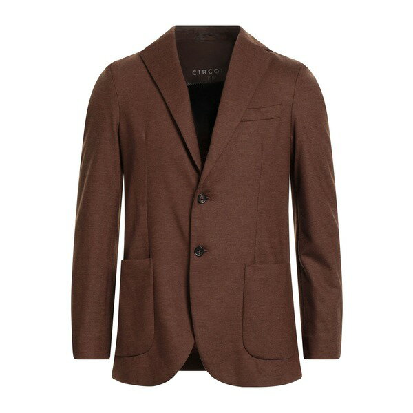 【送料無料】 チルコロ1901 メンズ ジャケット＆ブルゾン アウター Blazers Brown