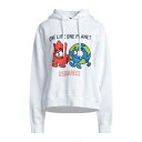 【送料無料】 ディースクエアード レディース パーカー・スウェットシャツ アウター Sweatshirts White