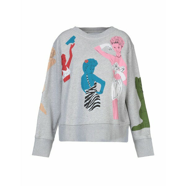 【送料無料】 モスキーノ レディース パーカー・スウェットシャツ アウター Sweatshirts Grey