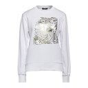 【送料無料】 ロベルトカヴァリ レディース パーカー・スウェットシャツ アウター Sweatshirts White