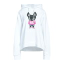 【送料無料】 ディースクエアード レディース パーカー・スウェットシャツ アウター Sweatshirts White