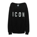 【送料無料】 ディースクエアード レディース パーカー・スウェットシャツ アウター Sweatshirts Black