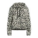 【送料無料】 モスキーノ レディース パーカー・スウェットシャツ アウター Sweatshirts White